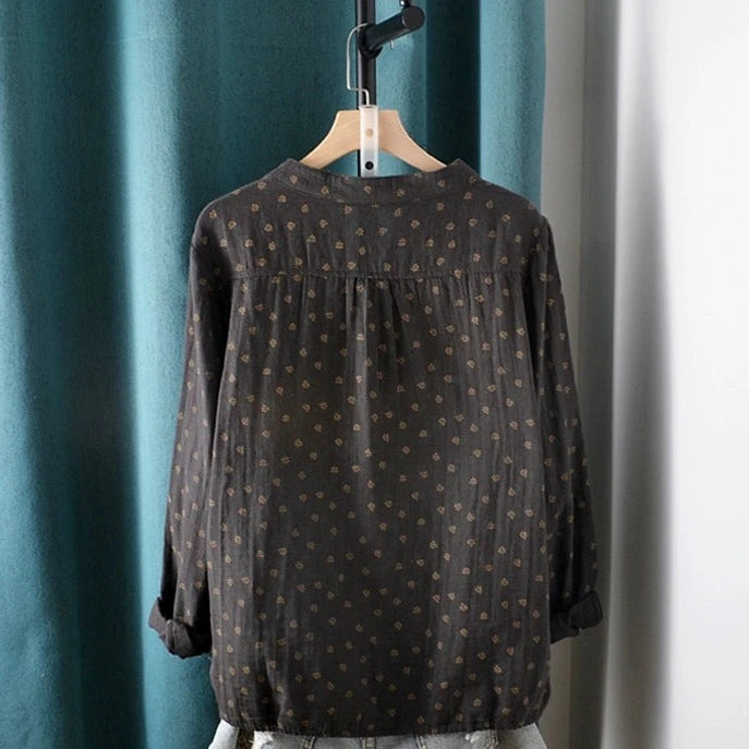 Flower Print Blouse