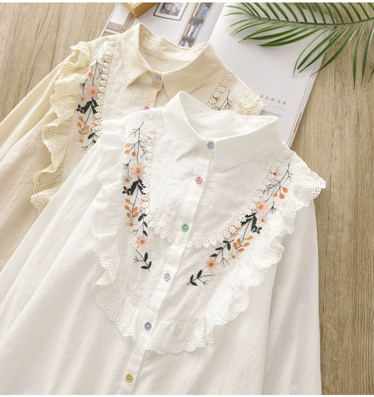 Floral Embroidered Blouse