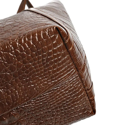 Crocodile Print Handbag