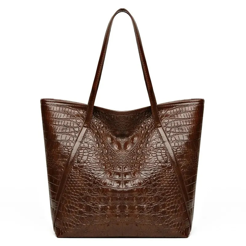 Crocodile Print Handbag