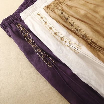 Embroidered Long Skirt