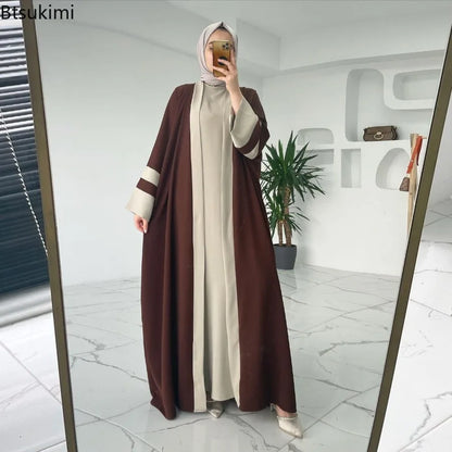 Brown Long sleeve abaya