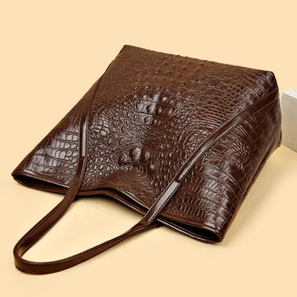 Crocodile Print Handbag