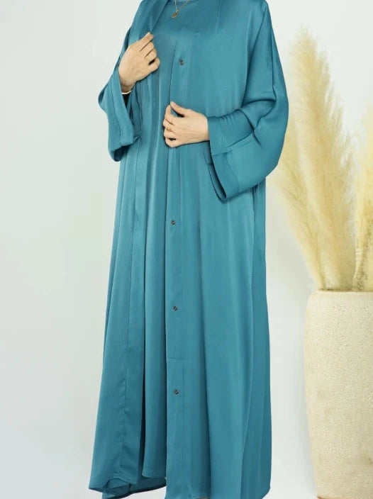 Long Sleeve 2 Piece Abaya