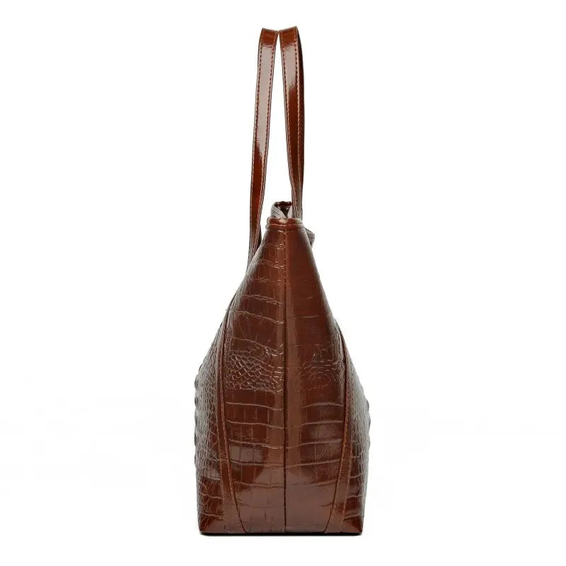 Crocodile Print Handbag