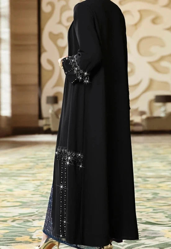 Tassel Sleeve Abaya