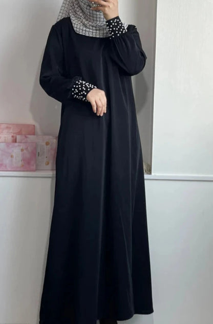 Beading Cuff Abaya