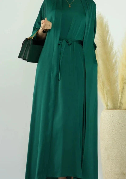 Long Sleeve 2 Piece Abaya