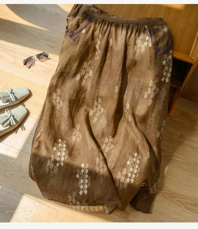 Mid Calf Length Skirt