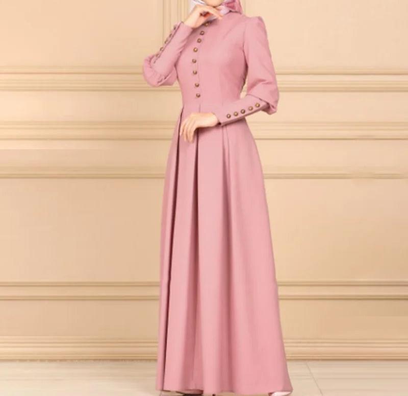 Button Up Long Sleeve Abaya