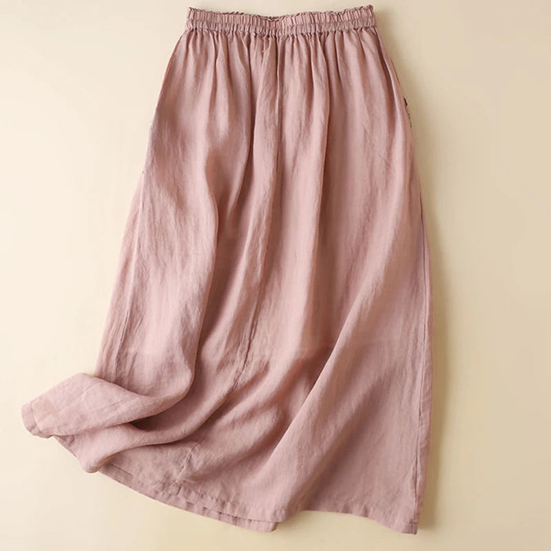 Ankle Length Embroidered Skirt